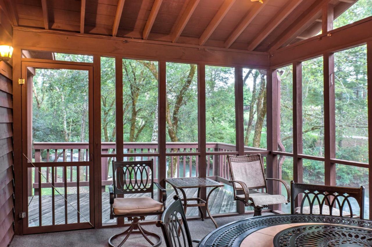 Creekfront Cabin Near Chattanooga With Hot Tub! Ooltewah Ngoại thất bức ảnh